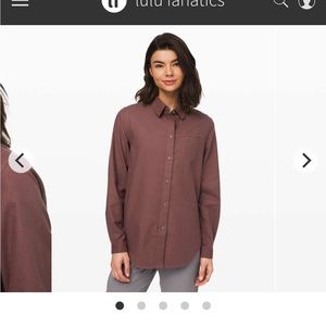 Lululemon full day ahead flannel